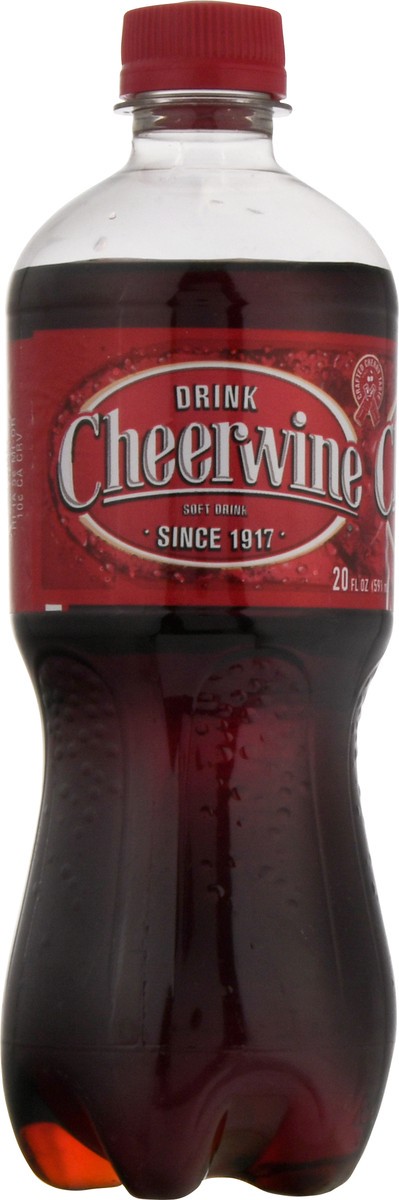 slide 5 of 9, Cheerwine Soft Drink - 20 fl oz, 20 fl oz