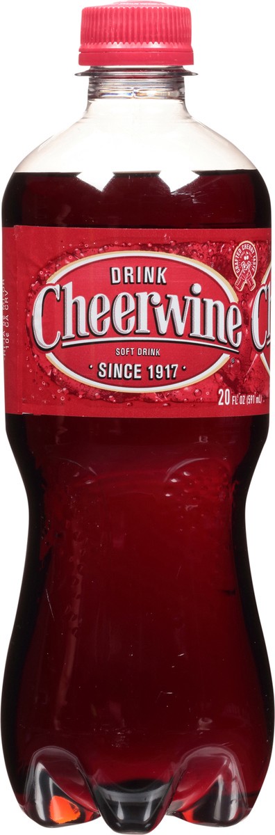 slide 1 of 9, Cheerwine Soft Drink - 20 fl oz, 20 fl oz