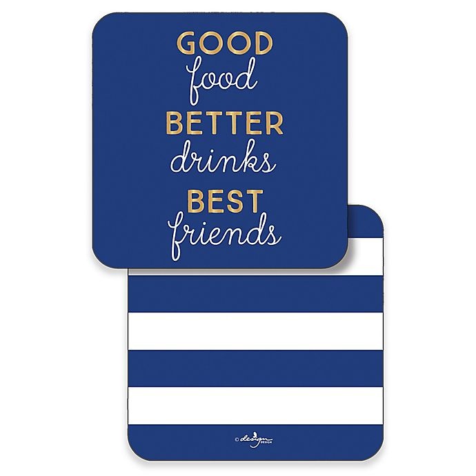 slide 1 of 1, Design Design Good Better Best Coasters, 10 ct