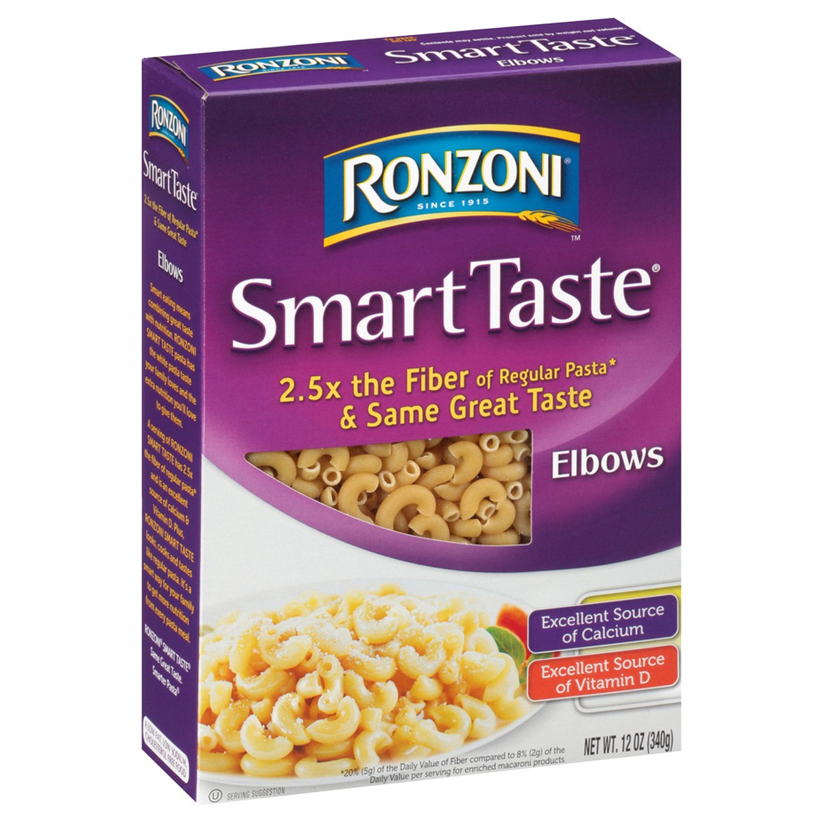 slide 2 of 9, Ronzoni Smart Taste Elbows 12oz, 12 oz