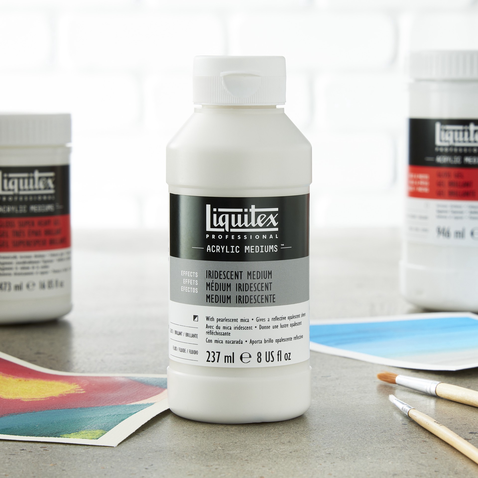 slide 3 of 4, Liquitex Iridescent Medium, 8 fl oz