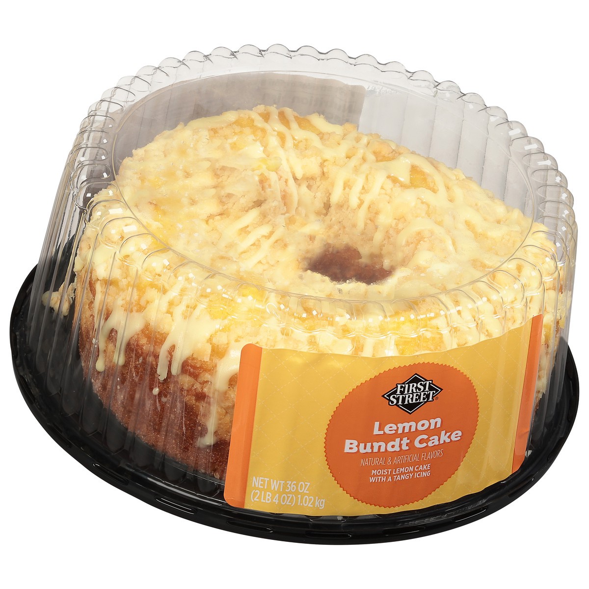 slide 3 of 13, First Street Lemon Cooler Bundt Cake, 36 oz