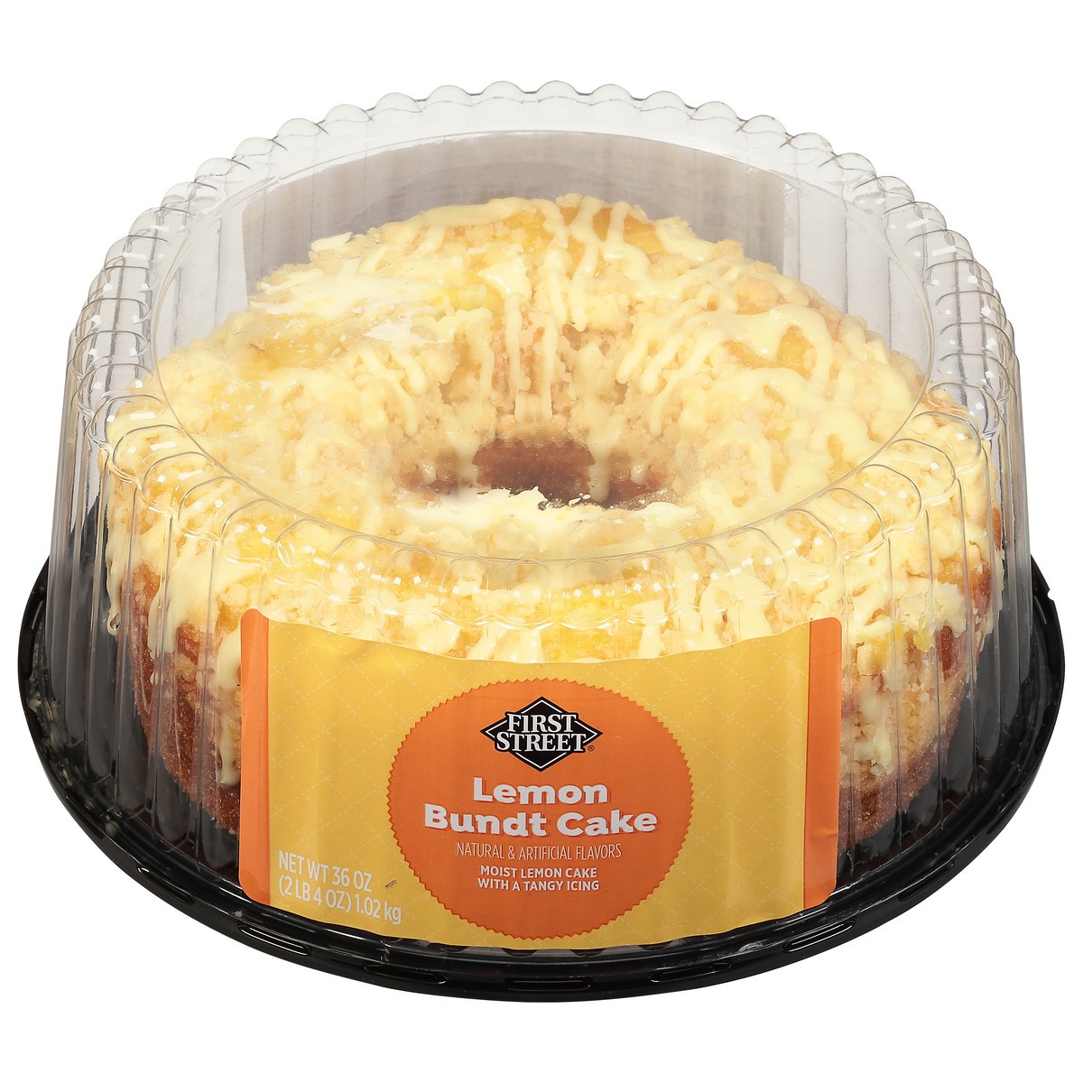 slide 4 of 13, First Street Lemon Cooler Bundt Cake, 36 oz
