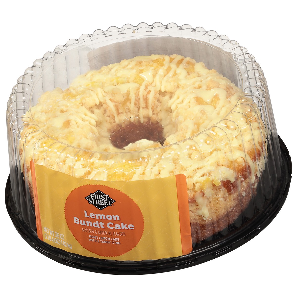 slide 7 of 13, First Street Lemon Cooler Bundt Cake, 36 oz