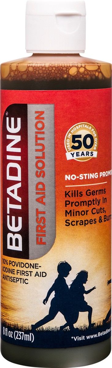 slide 6 of 7, Betadine Solution 8 oz OTC, 8 oz