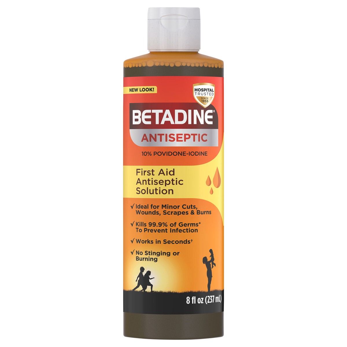 slide 1 of 7, Betadine First Aid Solution 8oz, 8 fl oz