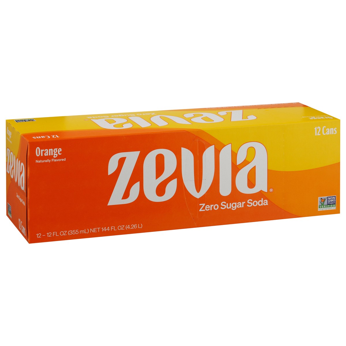 slide 3 of 9, Zevia Zero Sugar Orange Soda 12 - 12 fl oz Cans, 12 ct