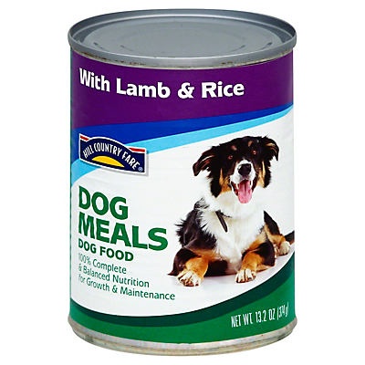 slide 1 of 1, Hill Country Fare Dog Meals Complete And Balanced With Lamb And Rice Dog Food, 13.2 oz