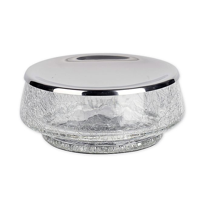 slide 1 of 5, Nu Steel Regal Crackle Soap Dish with Lid, 1 ct