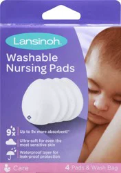 Lansinoh Washable Nursing Pads 4 ea