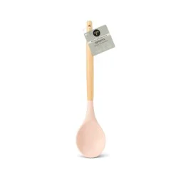 Core Home Silicone and Wood Spoon - Pink, 1 ct