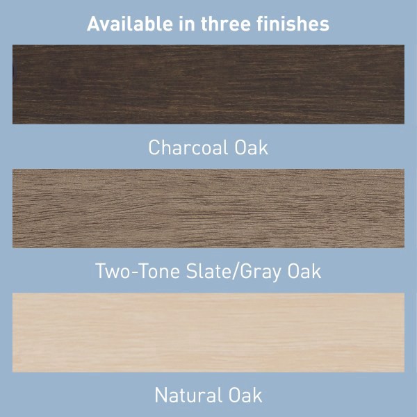 slide 6 of 10, Realspace Koru 60""W L-Shaped Corner Computer Desk With Integrated Power & Charging, Natural Oak, 1 ct