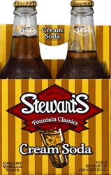 Stewart's Stewarts Made With Sugar Cream Soda Bottle- 48 fl oz