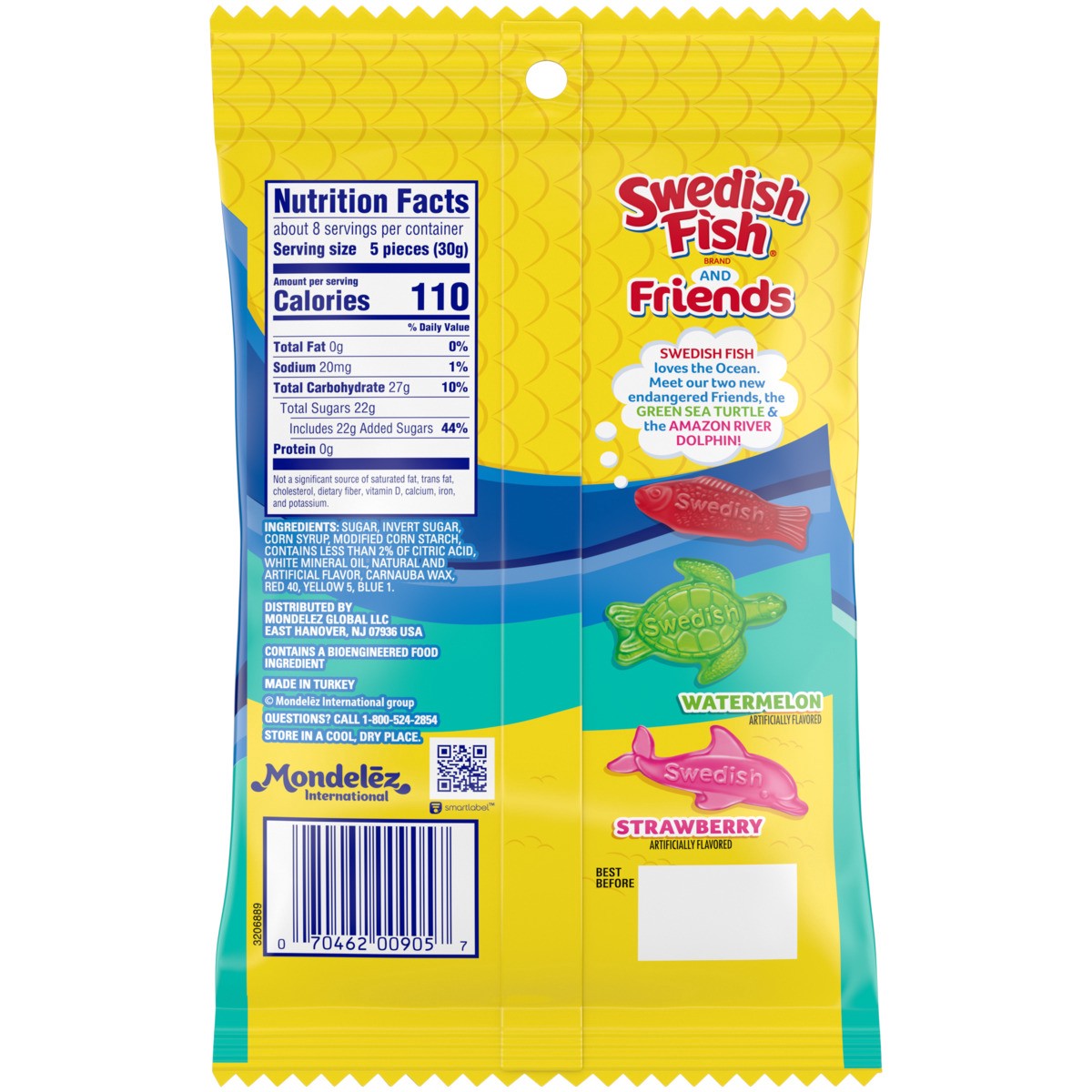 slide 4 of 9, Swedish Fish and Friends Soft & Chewy Candy 8.04 oz, 8.04 oz