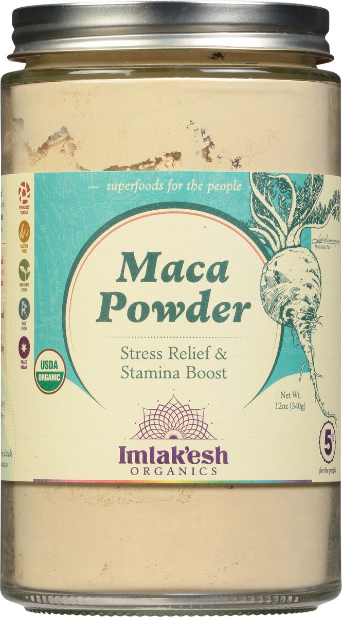 slide 11 of 13, Imlak'esh Organics Maca Powder Organic - 12 Oz, 12 oz
