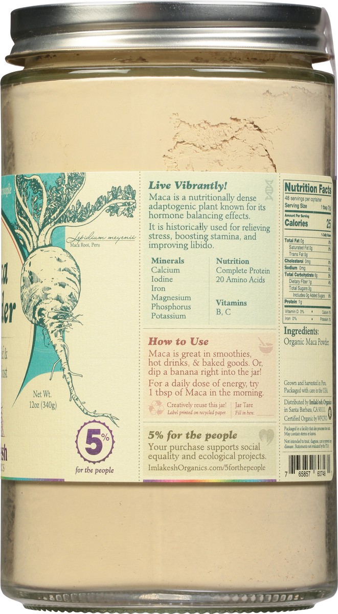 slide 3 of 13, Imlak'esh Organics Maca Powder Organic - 12 Oz, 12 oz