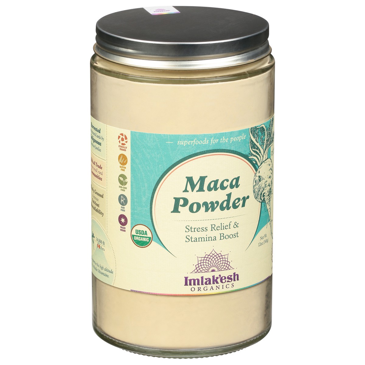 slide 9 of 13, Imlak'esh Organics Maca Powder Organic - 12 Oz, 12 oz
