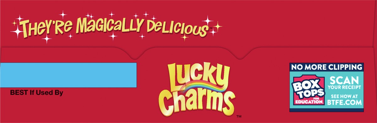 slide 3 of 9, Lucky Charms Gluten Free Cereal with Marshmallows, Kids Breakfast Cereal, Made with Whole Grain, Family Size, 18.6 oz, 18.6 oz