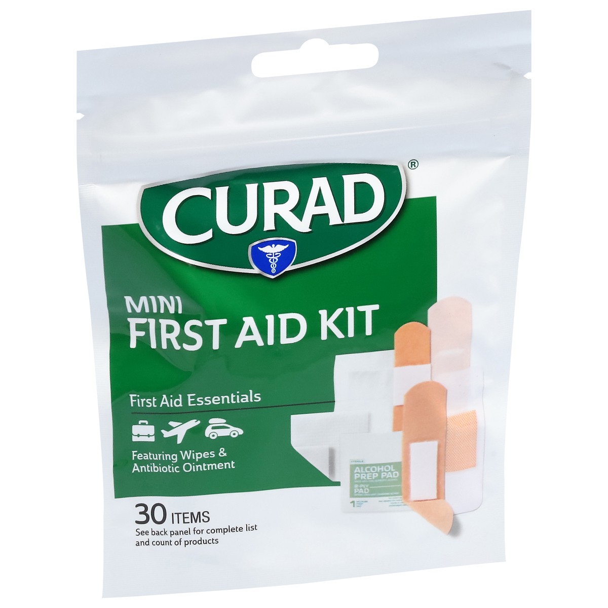 slide 10 of 11, Curad First Aid Kit Mini 30 ea, 30 ct