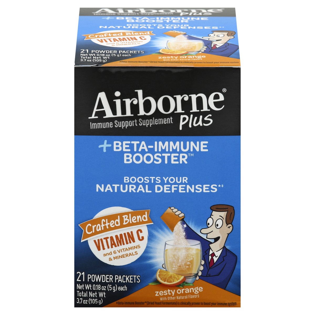 slide 5 of 10, Airborne Immune Support Supplement 21 ea, 21 ct