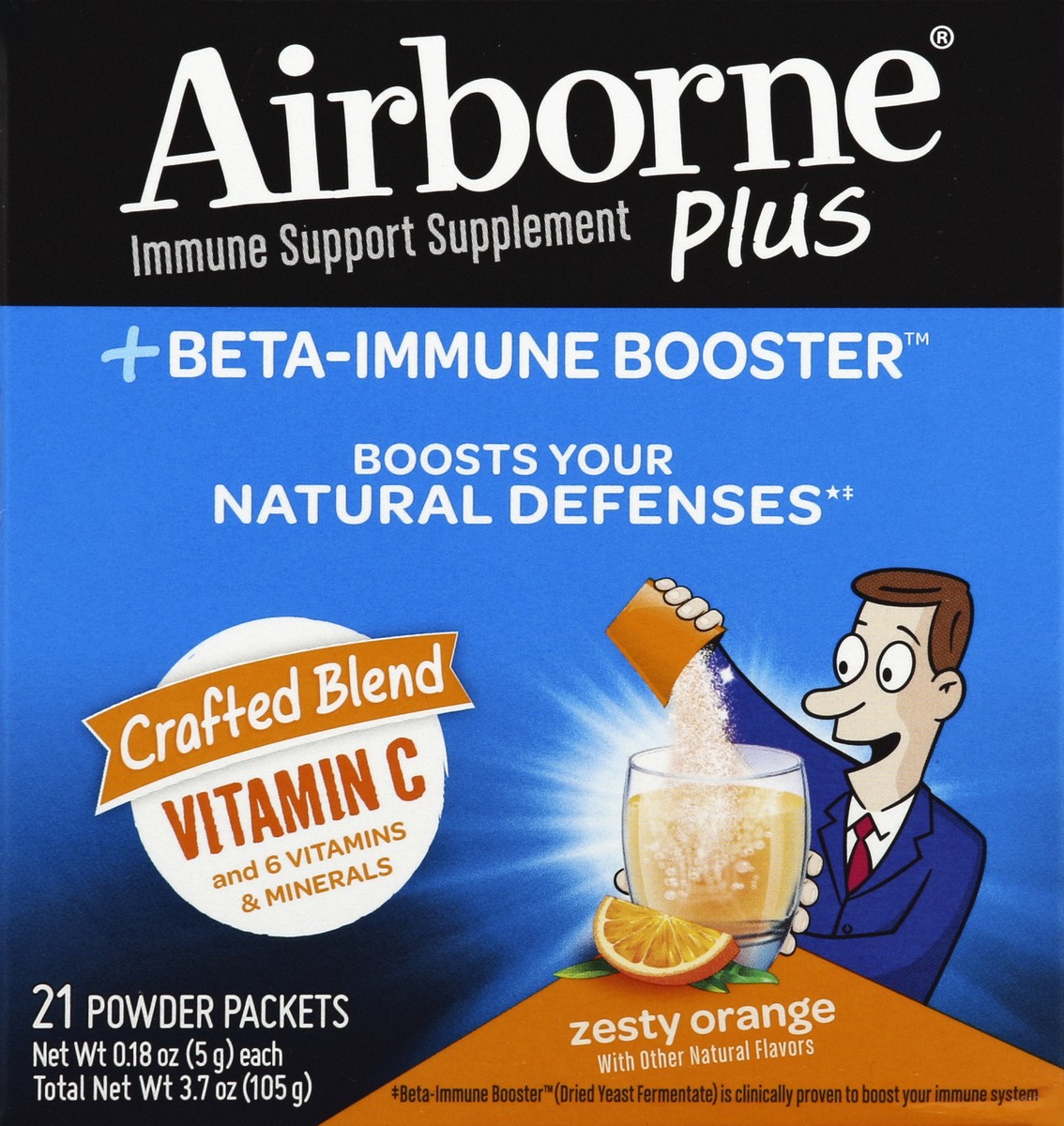 slide 2 of 10, Airborne Immune Support Supplement 21 ea, 21 ct