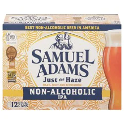 Samuel Adams IPA Non-Alcoholic Just the Haze Beer 12 - 12 fl oz Cans