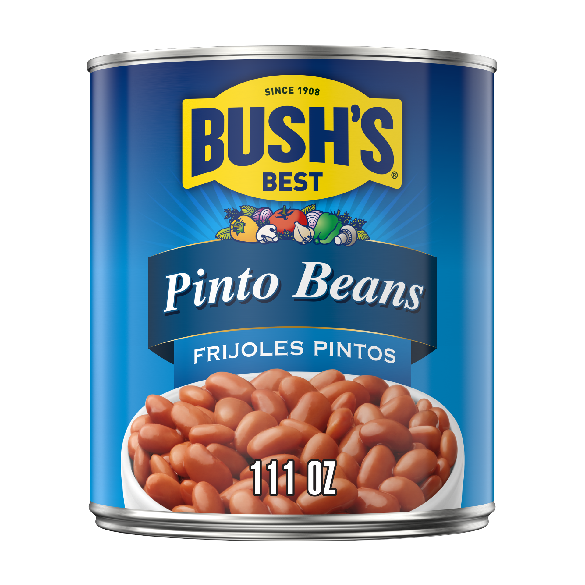 slide 1 of 8, Bush's Best Bush's Pinto Beans 111 oz, 111 oz