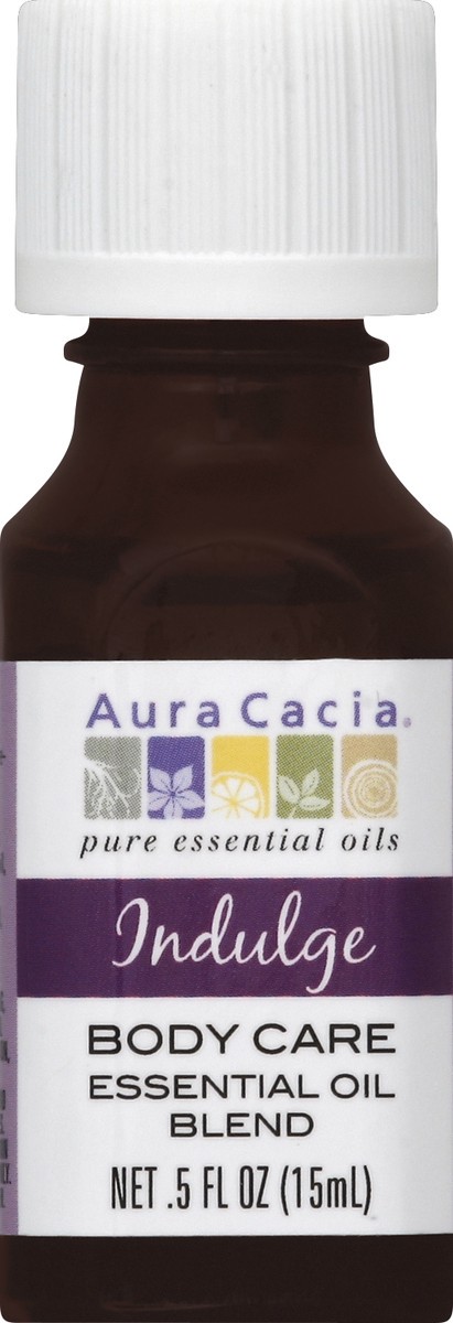 slide 2 of 2, Aura Cacia Essential Oil Blend Indulge, 0.5 oz