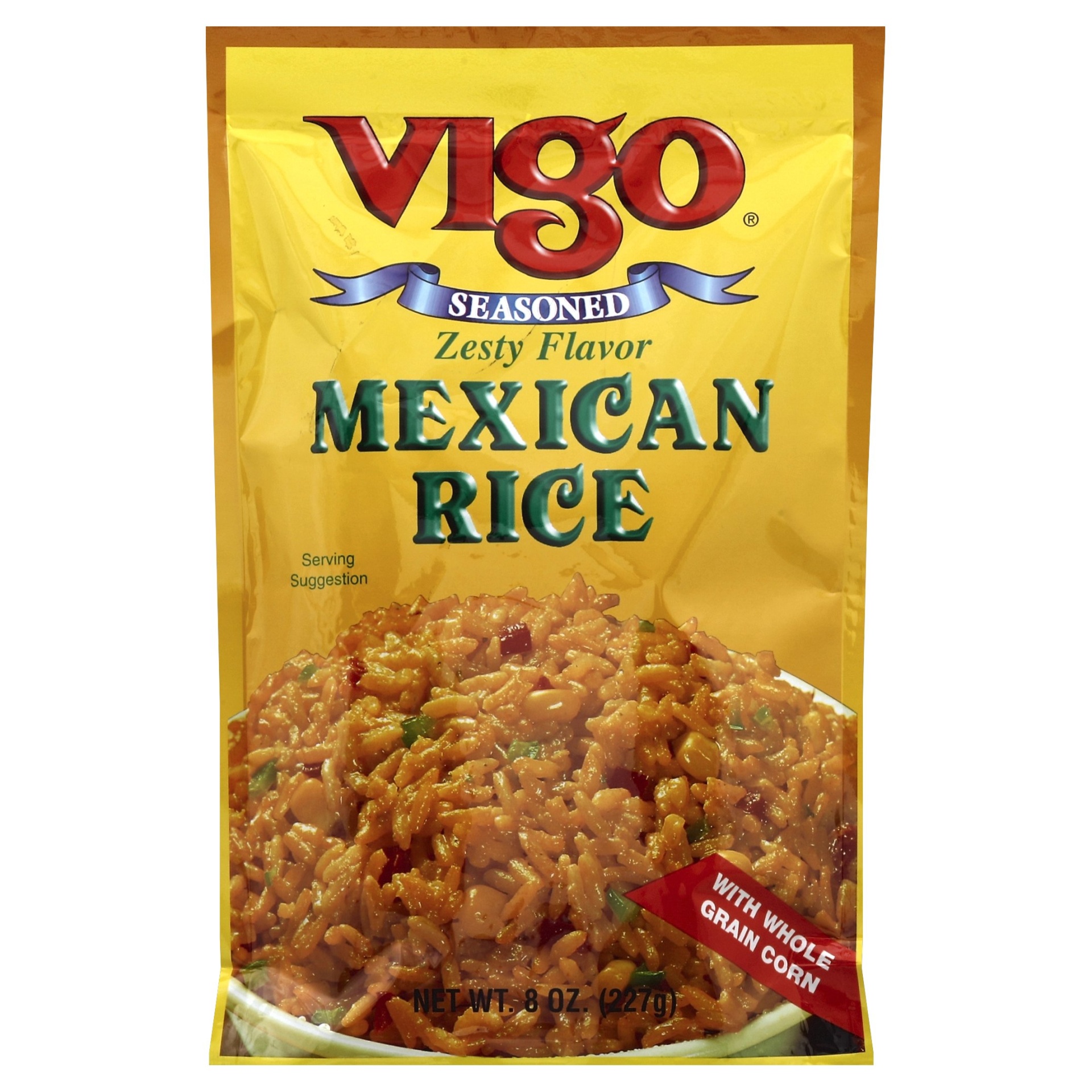 slide 1 of 1, Vigo Seasoned Zesty Flavor Mexican Rice, 8 oz