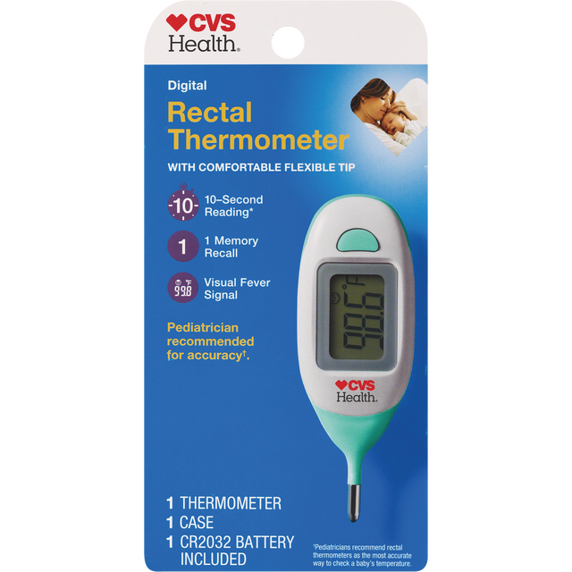 slide 1 of 1, CVS Health Digital Rectal Thermometer, 1 ct