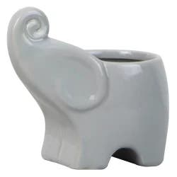 Joy Of Gardening Elephant Planter - Gray
