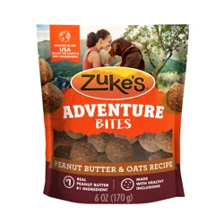 Zuke's Adventure Bites Pet Treats For Dogs of All Sizes, Soft Dog Treats With Real Peanut Butter and Oats