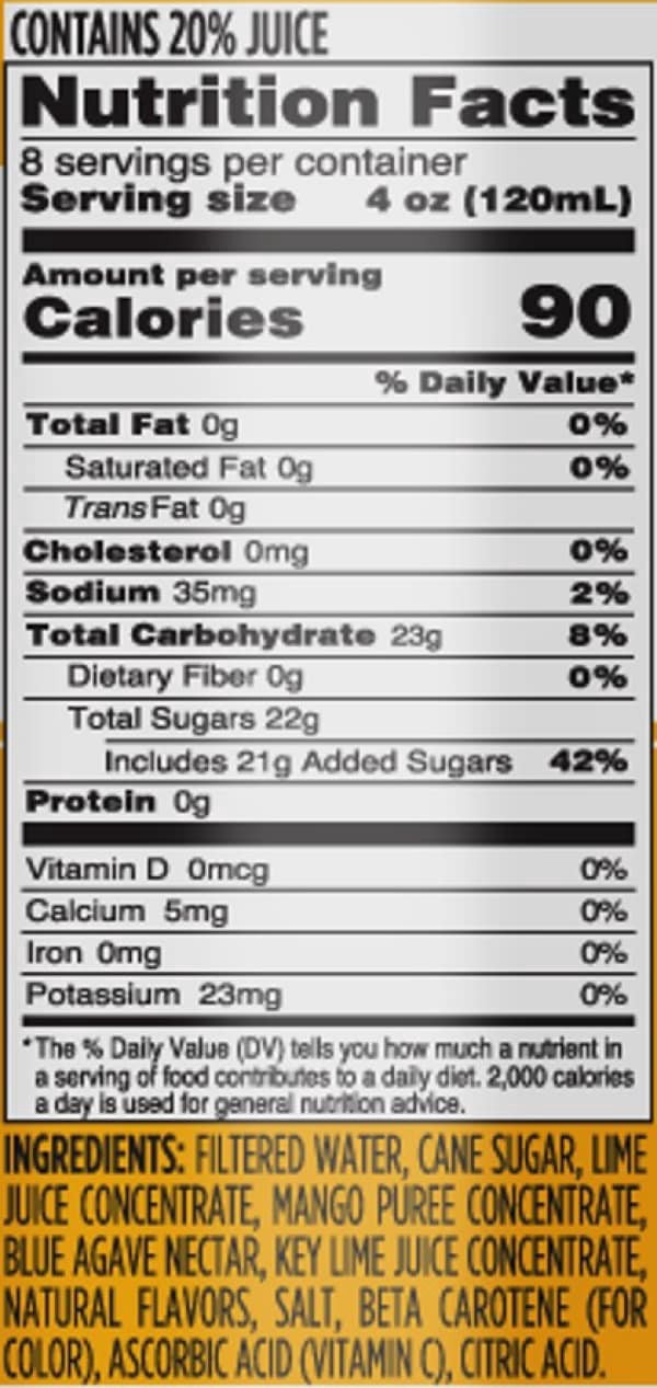 slide 2 of 5, Zing Zang Mango Margarita Mix - 32 oz, 32 oz
