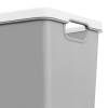 slide 2 of 13, Whitmor Two Tone Rectangle Tote Sm White/Gray, 1 ct