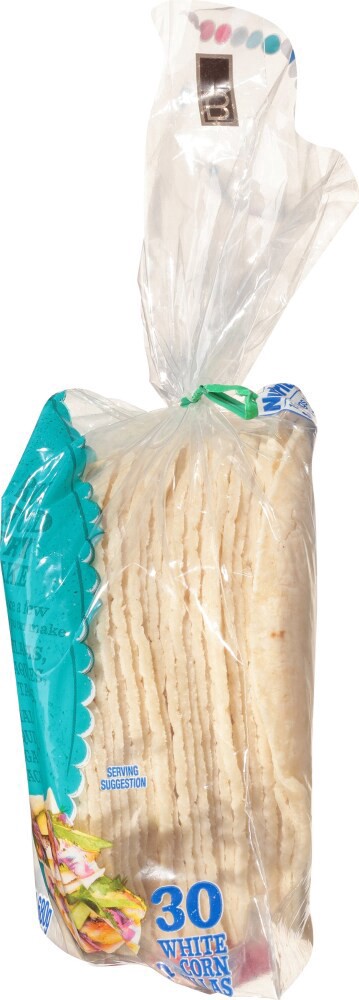 slide 2 of 6, Kroger White Corn Tortillas, 30 ct / 24 oz