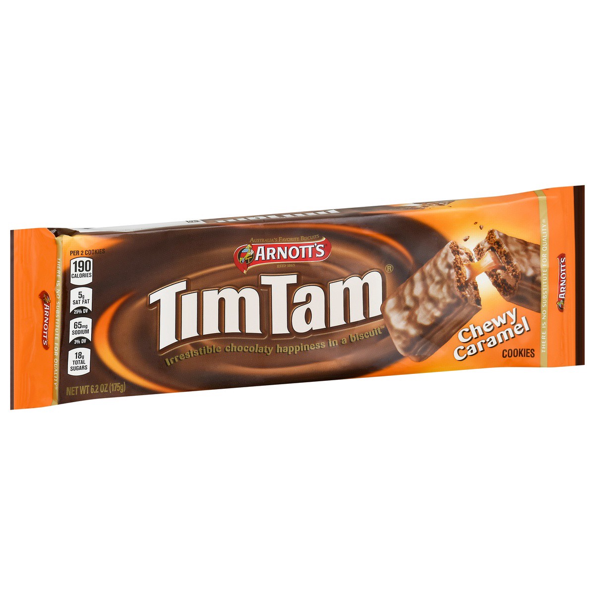 slide 2 of 9, Tim Tam Caramel Cookies, 6.2 oz