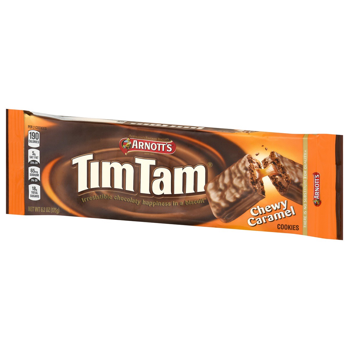 slide 3 of 9, Tim Tam Caramel Cookies, 6.2 oz