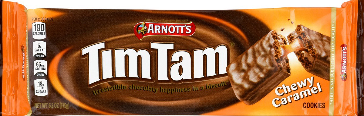 slide 6 of 9, Tim Tam Caramel Cookies, 6.2 oz