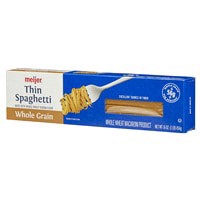 slide 13 of 29, Meijer Pasta Spaghetti Thin Whole Grain, 16 oz