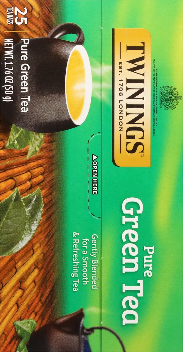 slide 4 of 15, Twinings Tea Bags Pure Green Tea - 25 ct; 1.76 oz, 25 ct