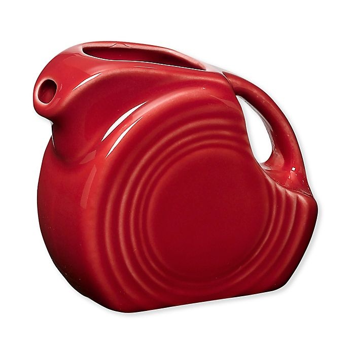 slide 1 of 3, Fiesta Mini Disc Pitcher - Scarlet, 1 ct