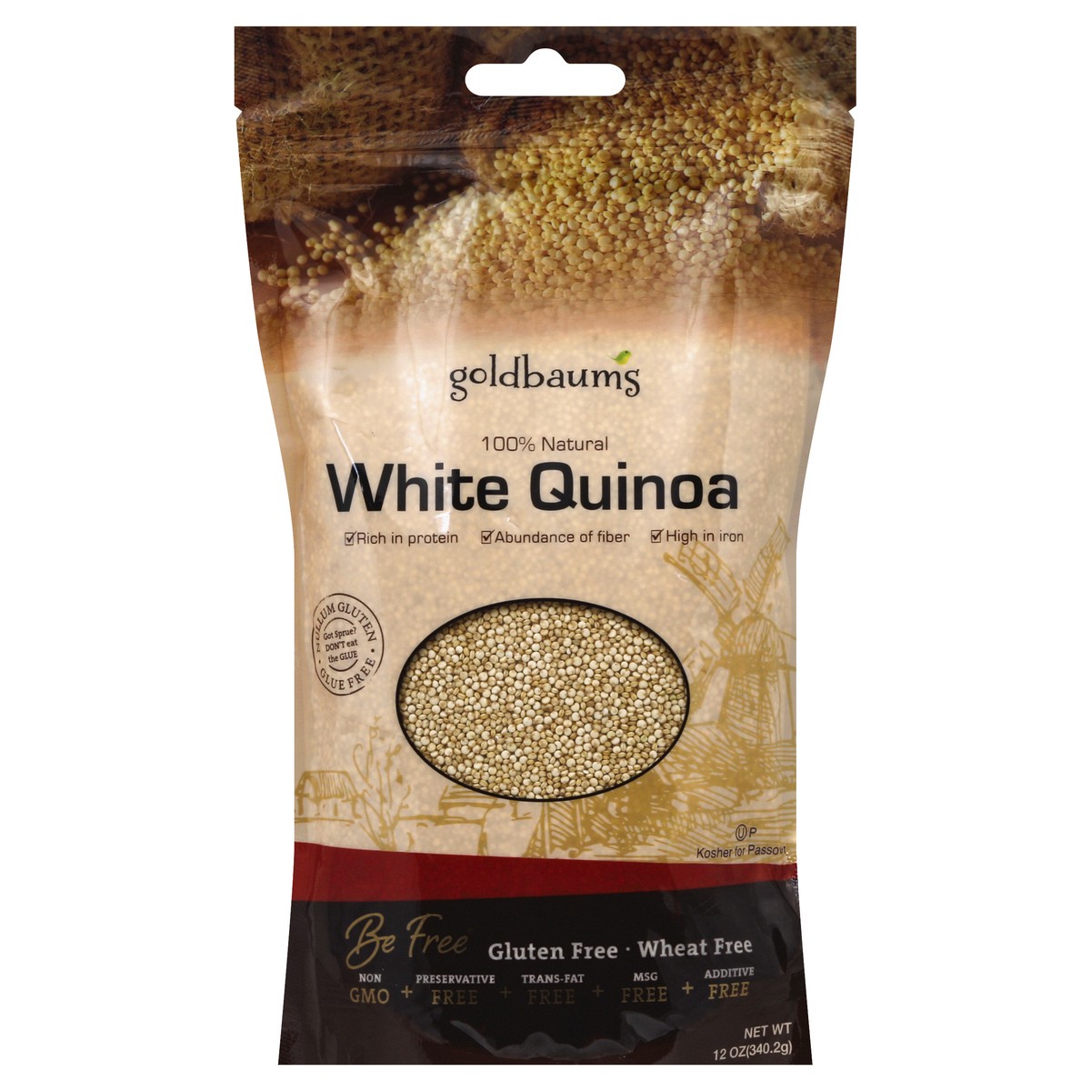 slide 2 of 3, Goldbaum's Quinoa 12 oz, 12 oz