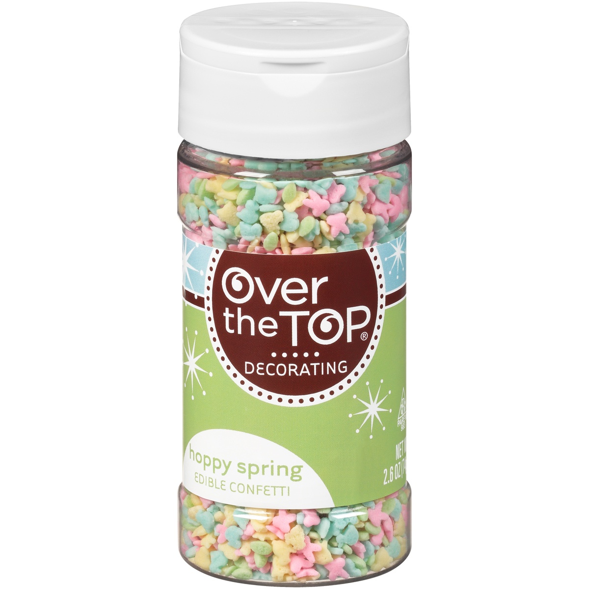 slide 1 of 1, Over The Top Hoppy Spring Edible Confetti, 2.6 oz