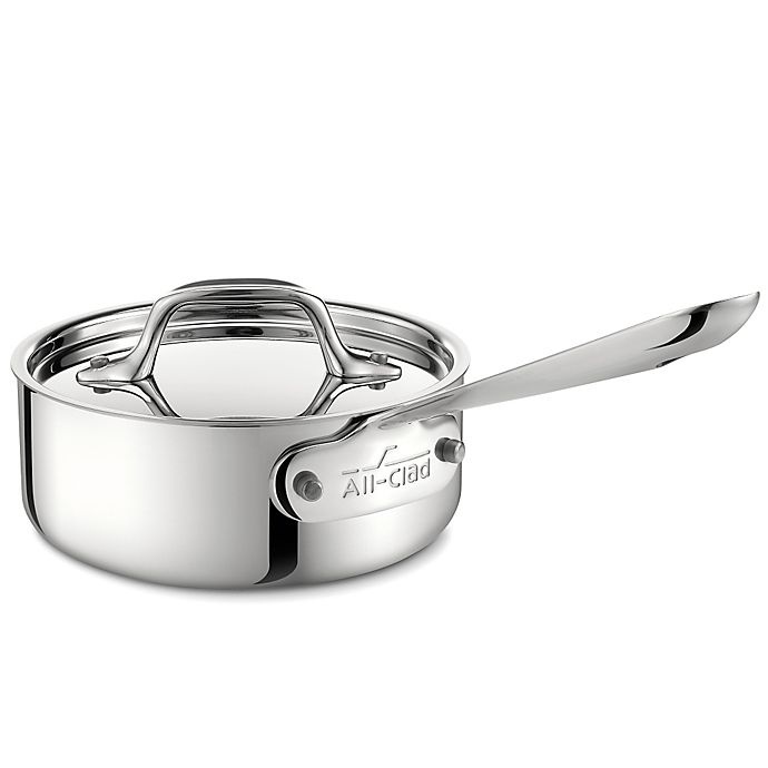 slide 1 of 1, All-Clad Stainless Saucepan, 1 qt
