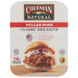 Coleman Natural Classic BBQ Sauce Pulled Pork 14 oz