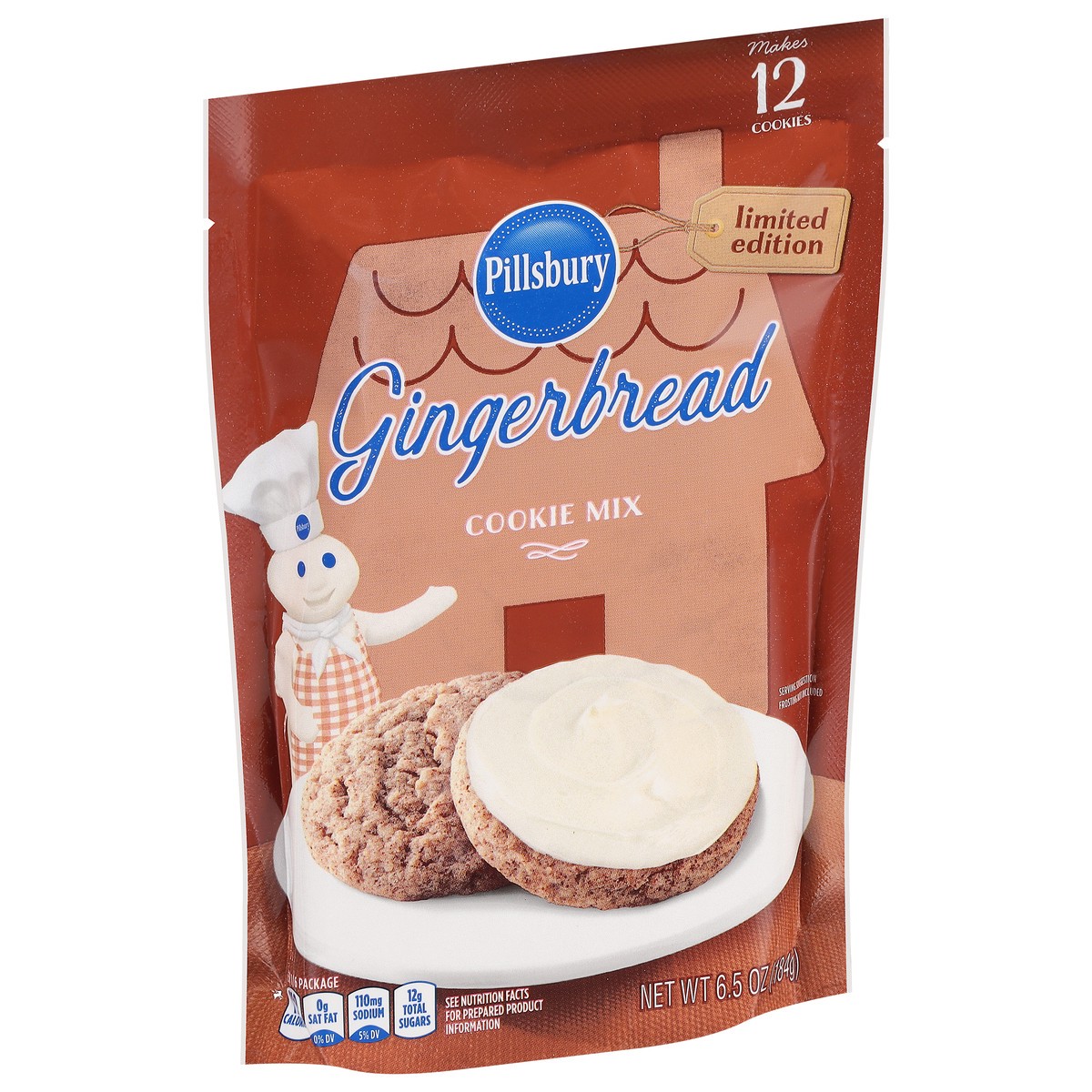 slide 2 of 4, Pillsbury Gingerbread Cookie Mix, 6.5 oz