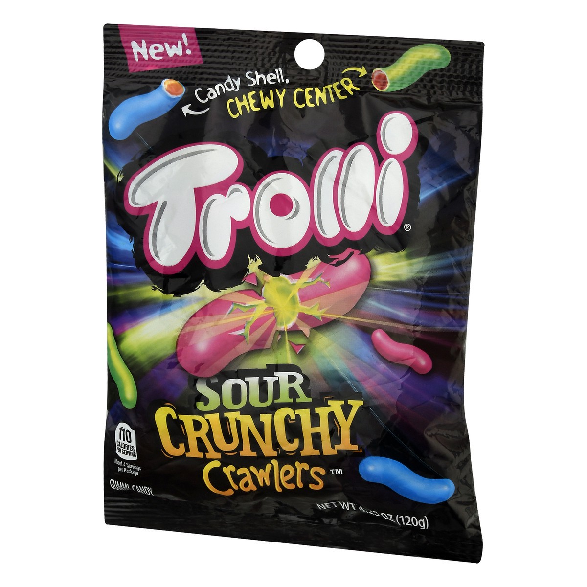 slide 9 of 10, Trolli Sour Crunchy Crawlers Gummi Candy 4.25 oz, 4.25 oz