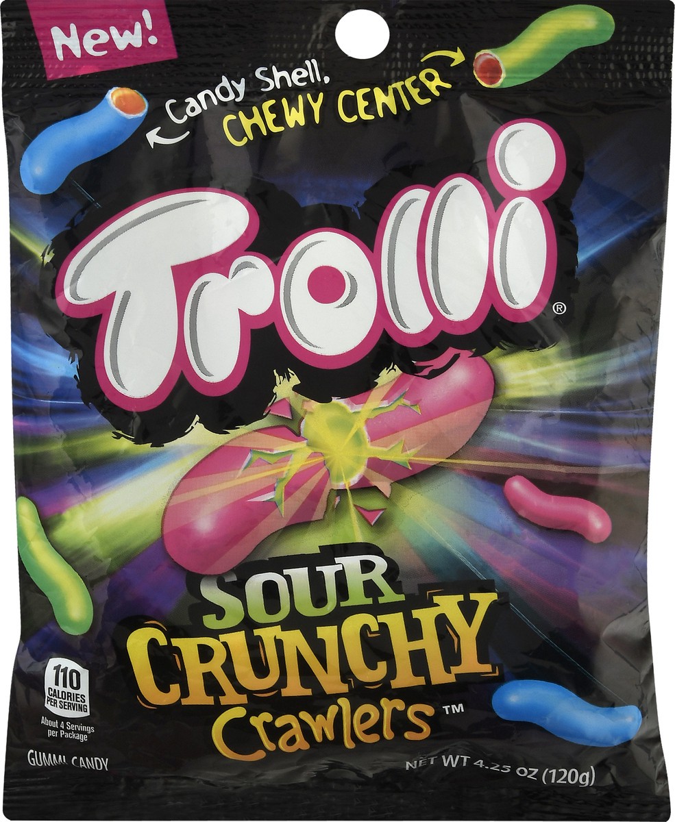 slide 10 of 10, Trolli Sour Crunchy Crawlers Gummi Candy 4.25 oz, 4.25 oz