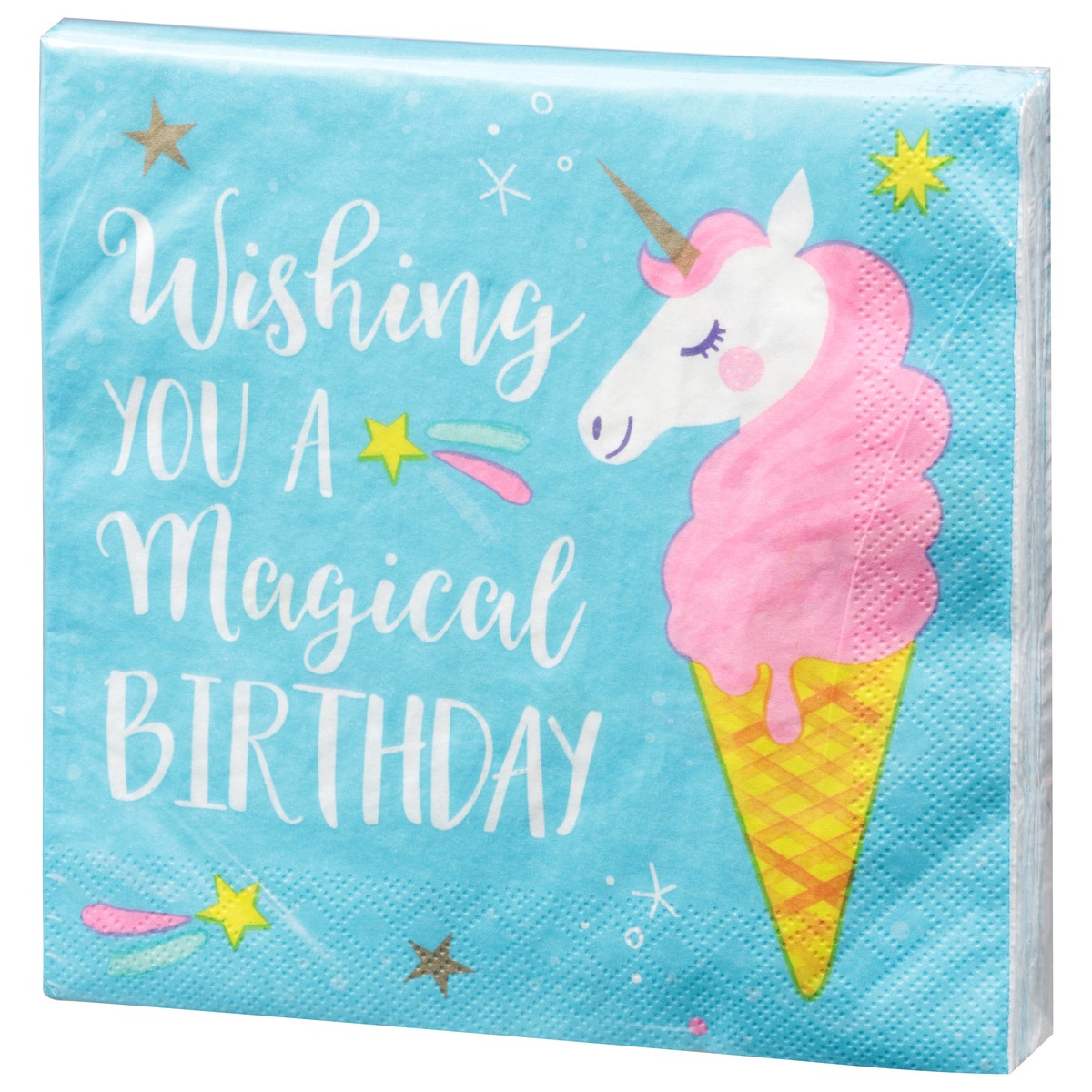 slide 9 of 9, Party Creations Unicorn Galaxy 2 Ply Napkins 16 ea, 16 ct