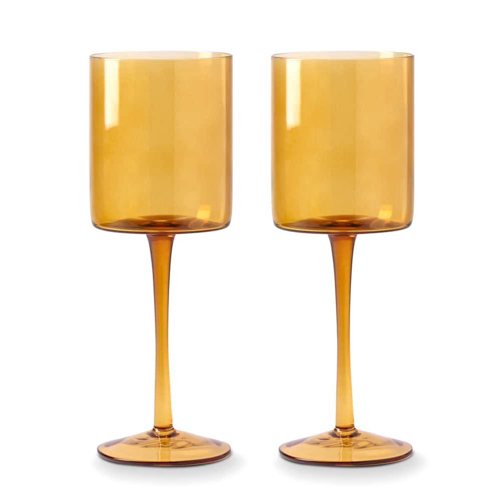 slide 3 of 3, Core™ Home Wine Glass - Amber, 2 ct